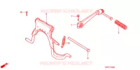 HOOFD STANDAARD/REMPEDAAL voor Honda SA 50 ELITE S 2001