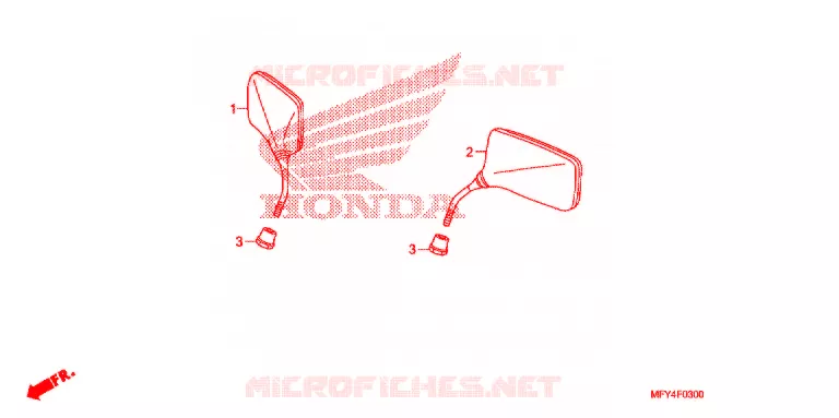 SPIEGEL Honda MOTO 1300 VT 2010  VT1300CRAA_A