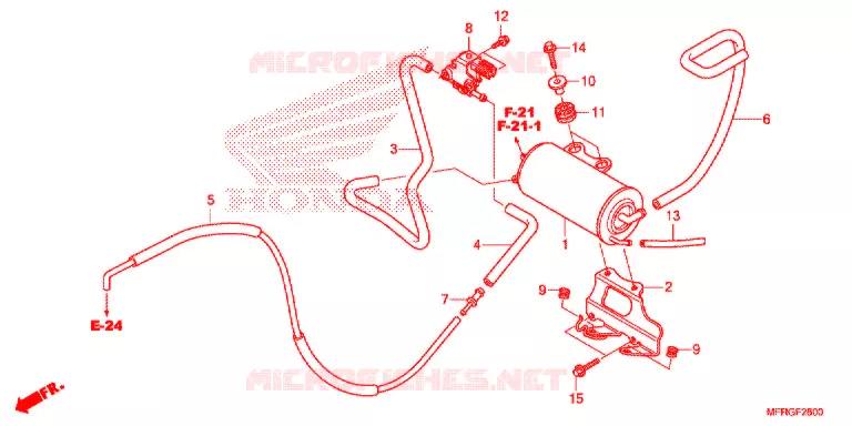 KOOLSTOFBUS Honda MOTO 1300 VT 2016  VT1300CRAG