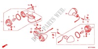 KNIPPERLICHT(2) voor Honda VT 1300 STATELINE 2011