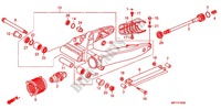ZWAAI ARM/KETTINGKAST voor Honda VT 1300 STATELINE 2011