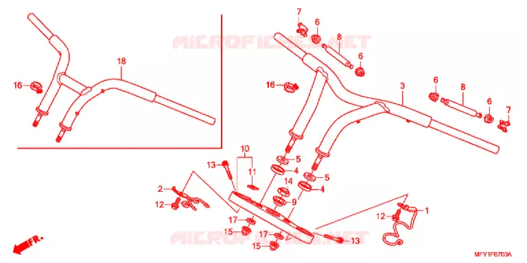 HENDEL PIJP/BOVENSTE BRUG (2) Honda MOTO 1300 VT 2012  VT1300CRB