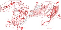 ACHTERLICHT/KENTEKEN LICHT (VT1300CR/CRA,VT1300CT/CTA) voor Honda VT 1300 STATELINE 2011