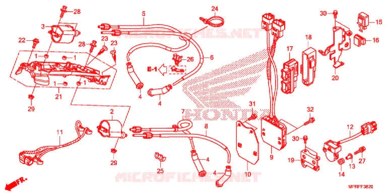 ONTSTEKINGSSPOEL/ECU Honda MOTO 1300 VT 2015  VT1300CRF