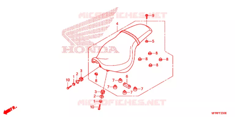 ZADEL (VT1300CR/CRA/CT/CTA) Honda MOTO 1300 VT 2015  VT1300CRF