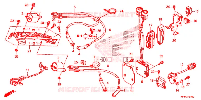 ONTSTEKINGSSPOEL/ECU Honda MOTO 1300 VT 2016  VT1300CRG