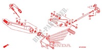 OPSTAP/PEDAAL voor Honda VT 1300 SABRE 2010
