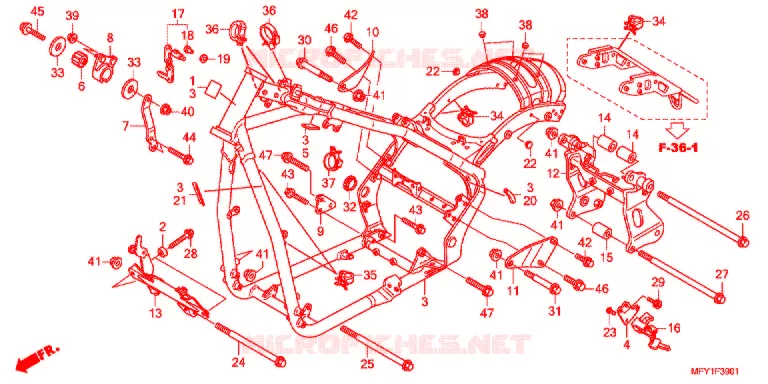 ONTSTEKINGSSPOEL/ECU Honda MOTO 1300 VT 2012  VT1300CSAB