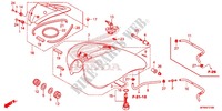 BENZINE TANK (VT1300CRA/CR/CSA/CS/CTA/CT) voor Honda VT 1300 SABRE 2013