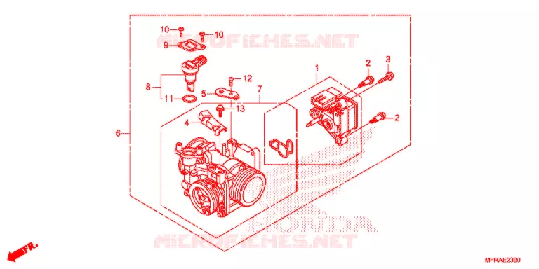 GAS HUIS Honda MOTO 1300 VT 2013  VT1300CSD