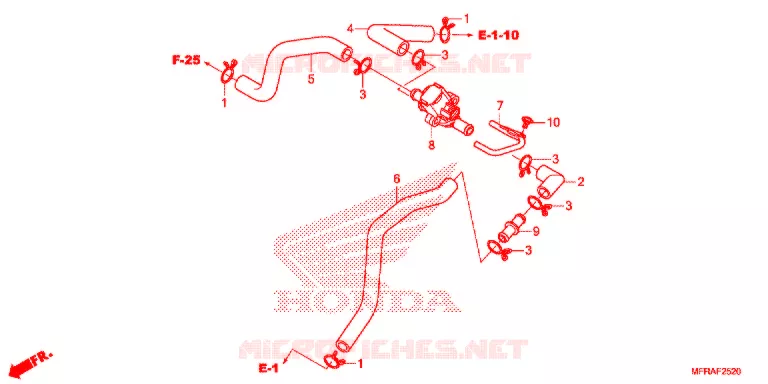 PAAR REGELAAR KLEP Honda MOTO 1300 VT 2013  VT1300CSD