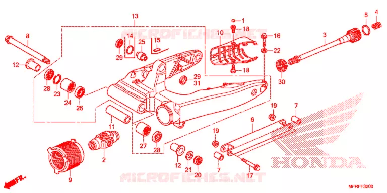 ZWAAI-ARM/KETTINGKAST Honda MOTO 1300 VT 2019  VT1300CTAF
