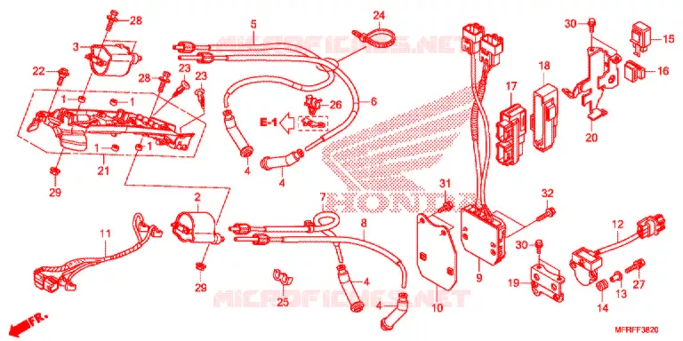 ONTSTEKINGSSPOEL/ECU Honda MOTO 1300 VT 2015  VT1300CTAF