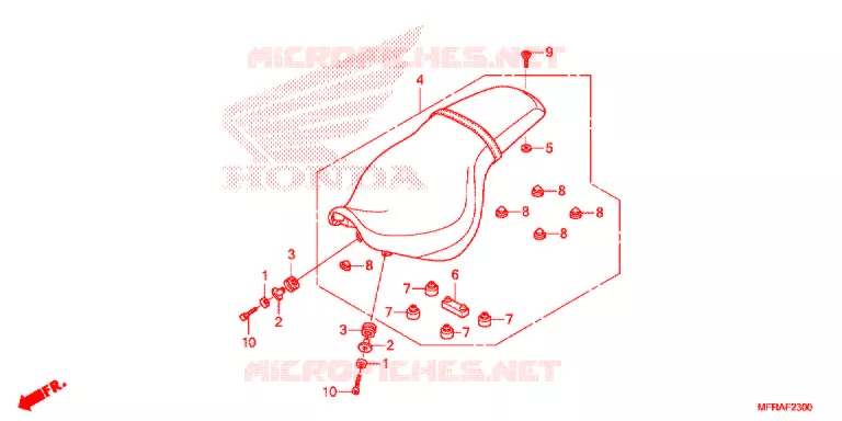 ZADEL (VT1300CRA/CR/CSA/CS/CTA/CT) Honda MOTO 1300 VT 2013  VT1300CTD