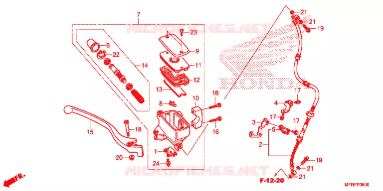 REMPOMP VOOR (VT1300CR/CT/CX) Honda MOTO 1300 VT 2017  VT1300CTF