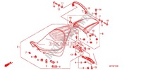ENKELE ZITTING(2) voor Honda VT 1300 C FURY ABS 2010