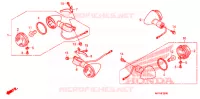 KNIPPERLICHT(2) voor Honda VT 1300 C FURY ABS 2010