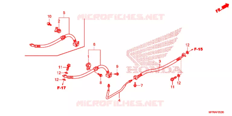 REMVOERING (VT1300CR/CS/CT/CX) Honda MOTO 1300 VT 2013  VT1300CXD