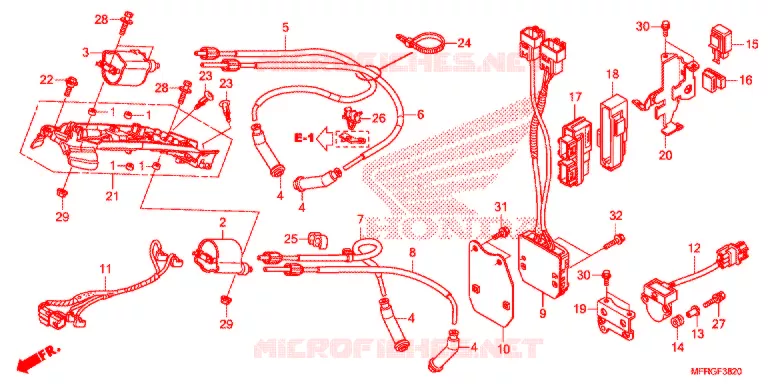 ONTSTEKINGSSPOEL/ECU Honda MOTO 1300 VT 2016  VT1300CXG