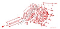 KRUKASCARTER (C100M) voor Honda EX5 DREAM 100, Electric start 2006