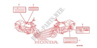 WAARSCHUWINGSLABEL(1) voor Honda SHADOW VT 750 SPIRIT 2009