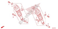 ACHTER SCHOKBREKER (VT750C2/C2B/C2F/C2S) voor Honda SHADOW VT 750 PHANTOM 2013