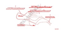 EMBLEEM/STREEP (VT750C2/C2B/C2F/C2S) voor Honda SHADOW VT 750 PHANTOM 2013