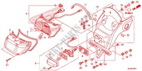ACHTERLICHT (VT750C2/C2F/C2S/C2B) voor Honda SHADOW VT 750 PHANTOM 2014