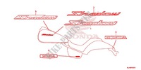 EMBLEEM/STREEP (VT750C2/C2F/C2S/C2B) voor Honda SHADOW VT 750 PHANTOM 2014