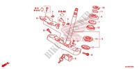 STURING STANG/BOVENSTE BRUG (VT750C/CA/CS/C2B) voor Honda SHADOW VT 750 PHANTOM 2014