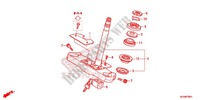 STURING STANG/BOVENSTE BRUG (VT750C2/C2F/C2S) voor Honda SHADOW VT 750 SPIRIT 2014