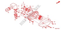 VOOR AFDEKKING/LUCHTFILTER voor Honda SHADOW VT 750 AERO 2004