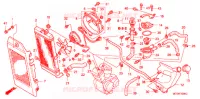 RADIATOR voor Honda SHADOW VT 750 AERO Hamatsu factory 2006