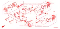 KNIPPERLICHT(2) voor Honda SHADOW VT 750 AERO ABS 2005