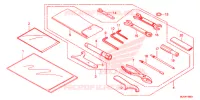 GEREEDSCHAP/ACCUVAK voor Honda SHADOW VT 750 AERO ABS GRAY 2013