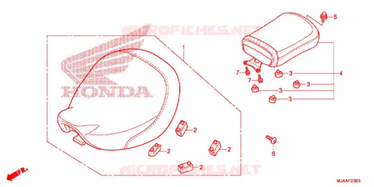 ZADEL (VT750C/CA/CS) Honda MOTO 750 SHADOW 2013  VT750CD