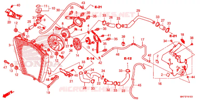 RADIATOR Honda MOTO 1000 CBR 2017  CBR1000RAH