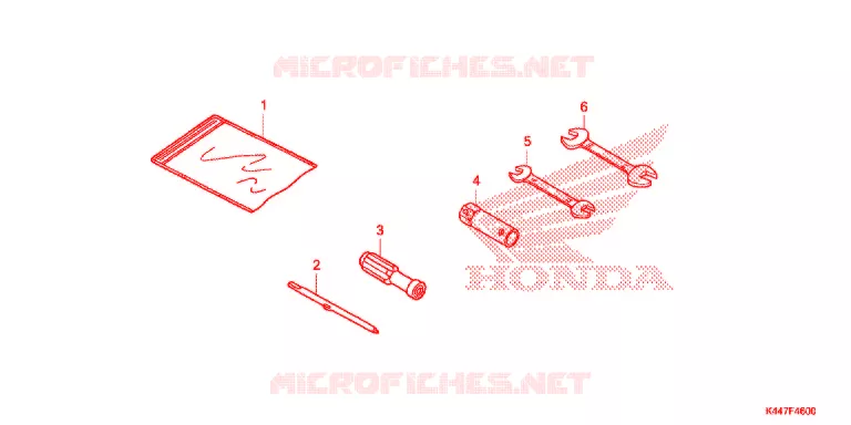 GEREEDSCHAP/ACCUVAK Honda SCOOTER 110 VISION 2018  NSC110MPDH
