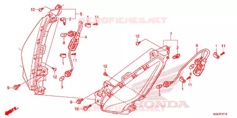 VOOR KNIPPERLICHT Honda SCOOTER 110 VISION 2017  NSC110MPDH