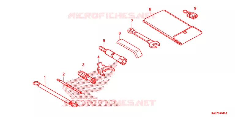 GEREEDSCHAP/ACCUVAK Honda SCOOTER 125 FORZA 2017  NSS125ADH