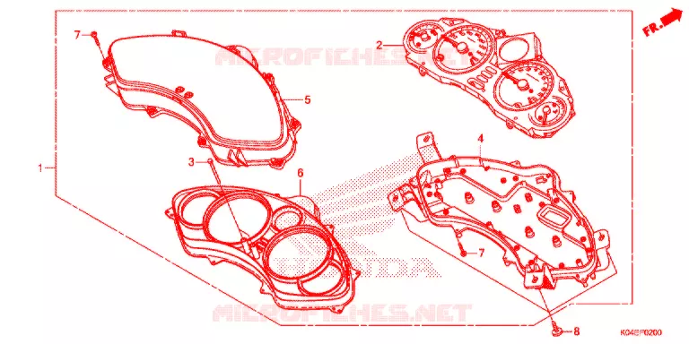 COMBINATIEMETER Honda SCOOTER 300 FORZA 2017  NSS300H