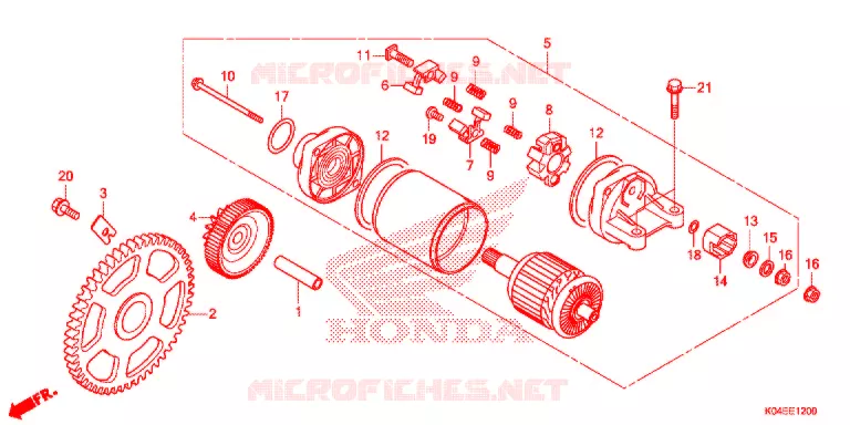 STARTMOTOR Honda SCOOTER 300 FORZA 2017  NSS300H