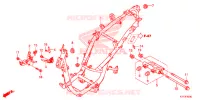FRAME CHASSIS voor Honda SH 125 ABS D 2E 2017