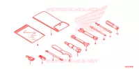 GEREEDSCHAP  voor Honda SH 300 IS ABS 2017