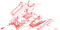 VLOER OPSTAP  voor Honda SH 300 IS ABS 2017