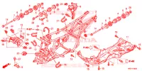 FRAME CHASSIS voor Honda FOURTRAX 420 RANCHER 4X4 AT DCT 2017
