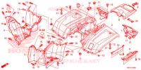 ACHTER STROOMLIJNKAP voor Honda FOURTRAX 420 4X4 AT DCT EPS 2017