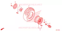 VOOR WIEL voor Honda FOURTRAX 420 4X4 AT DCT EPS 2017