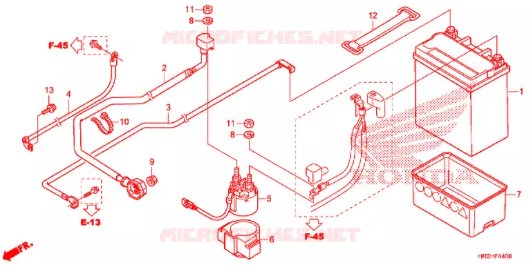 GEREEDSCHAP/ACCUVAK Honda ATV 420 FOURTRAX 2017  TRX420FM1H