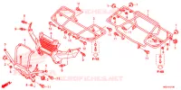 ZITTING/DRAGER voor Honda FOURTRAX 420 RANCHER 2X4 BASE 2017